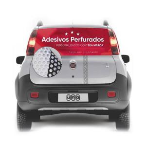 ADESIVO PERFURADO PARA CARROS