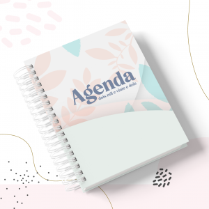 AGENDAS  TAMANHO A5 (21 x 15 cm)  LAMINAÇÃO BRILHO/FOSCA  